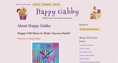 Desktop Screenshot of happygabby.com